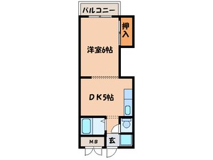 ハイム・イズ(５～７号室)の物件間取画像